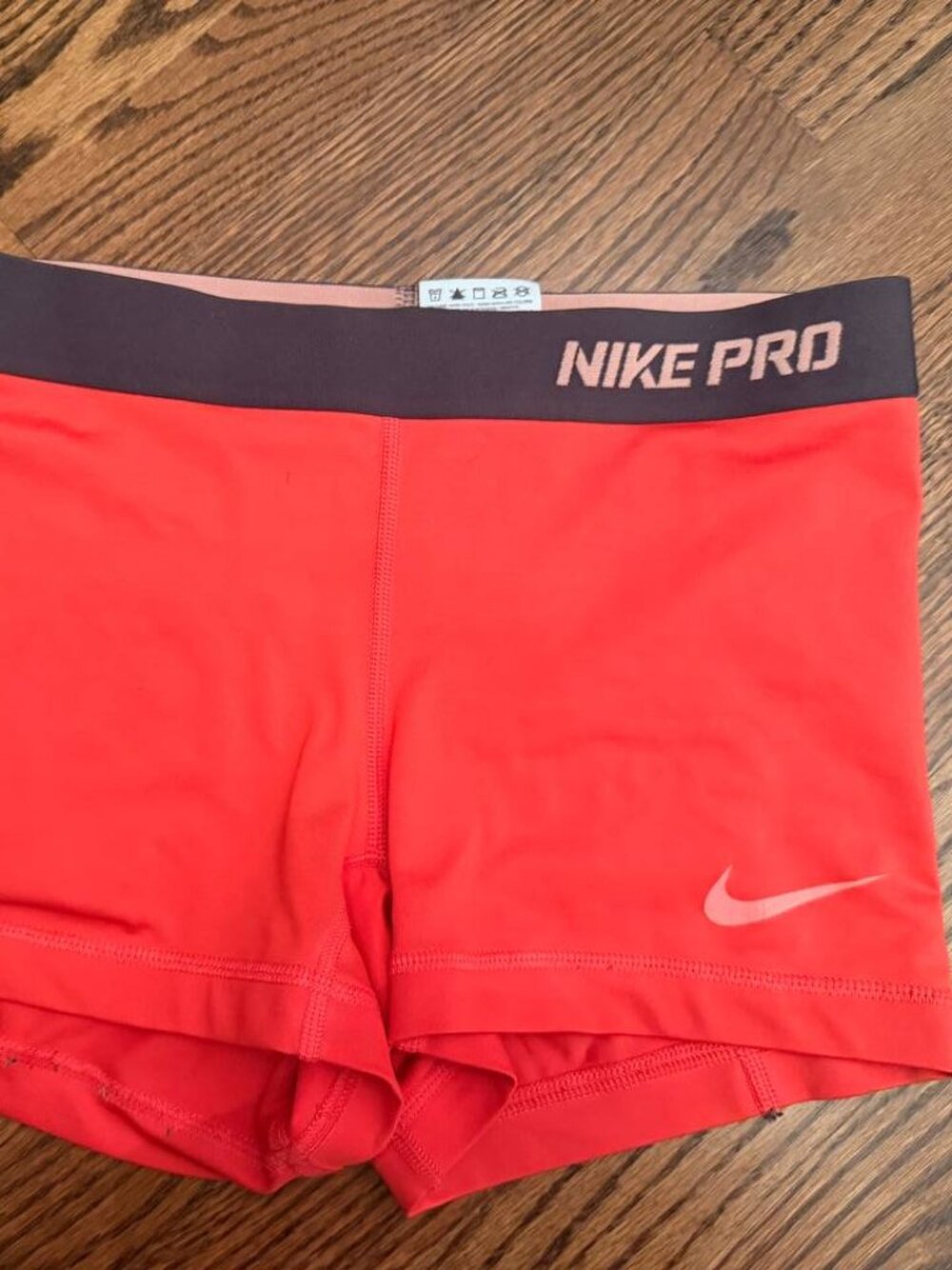 Nike Pro Dri-FIT Coral Pink Compression Shorts